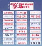 XStamper offers a wide variety of standard pre-inked stamps that are ready for up to 50,000 impressions.