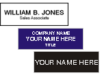 <br><strong>Badges <br> & Namplates