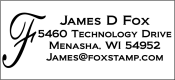 Monogram Return Address Stamps. Choose from Self-Inking, Pre-Inked or Traditional. Up to 4 Lines of text.