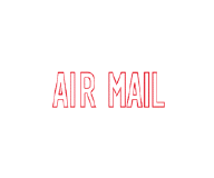 1001 - 1001  Stock One Color Air Mail