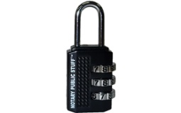 LOCK-COMB - Combination Lock for Supplies Bag