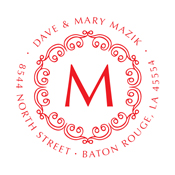 Discount monogram stamps, address monogram, from the kitchen of monogram, cheap monogram stamps, custom monogram stamps.