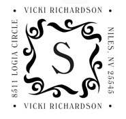 Discount monogram stamps, address monogram, from the kitchen of monogram, cheap monogram stamps, custom monogram stamps.