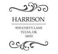 Discount monogram stamps, address monogram, from the kitchen of monogram, cheap monogram stamps, custom monogram stamps.