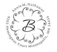 Discount monogram stamps, address monogram, from the kitchen of monogram, cheap monogram stamps, custom monogram stamps.