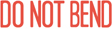 1537  Stock One Color Do Not Bend