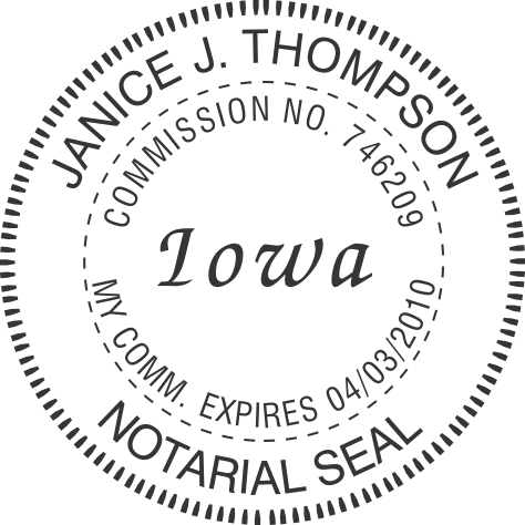 N53IOWA - N53 IOWA NOTARY