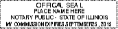 Illinois notary seal