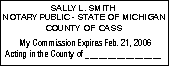 MICHIGAN - Michigan Notary
Self-Inker 