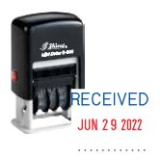 SHI-S303R - Shiny S-303 Mini-Dater RECEIVED