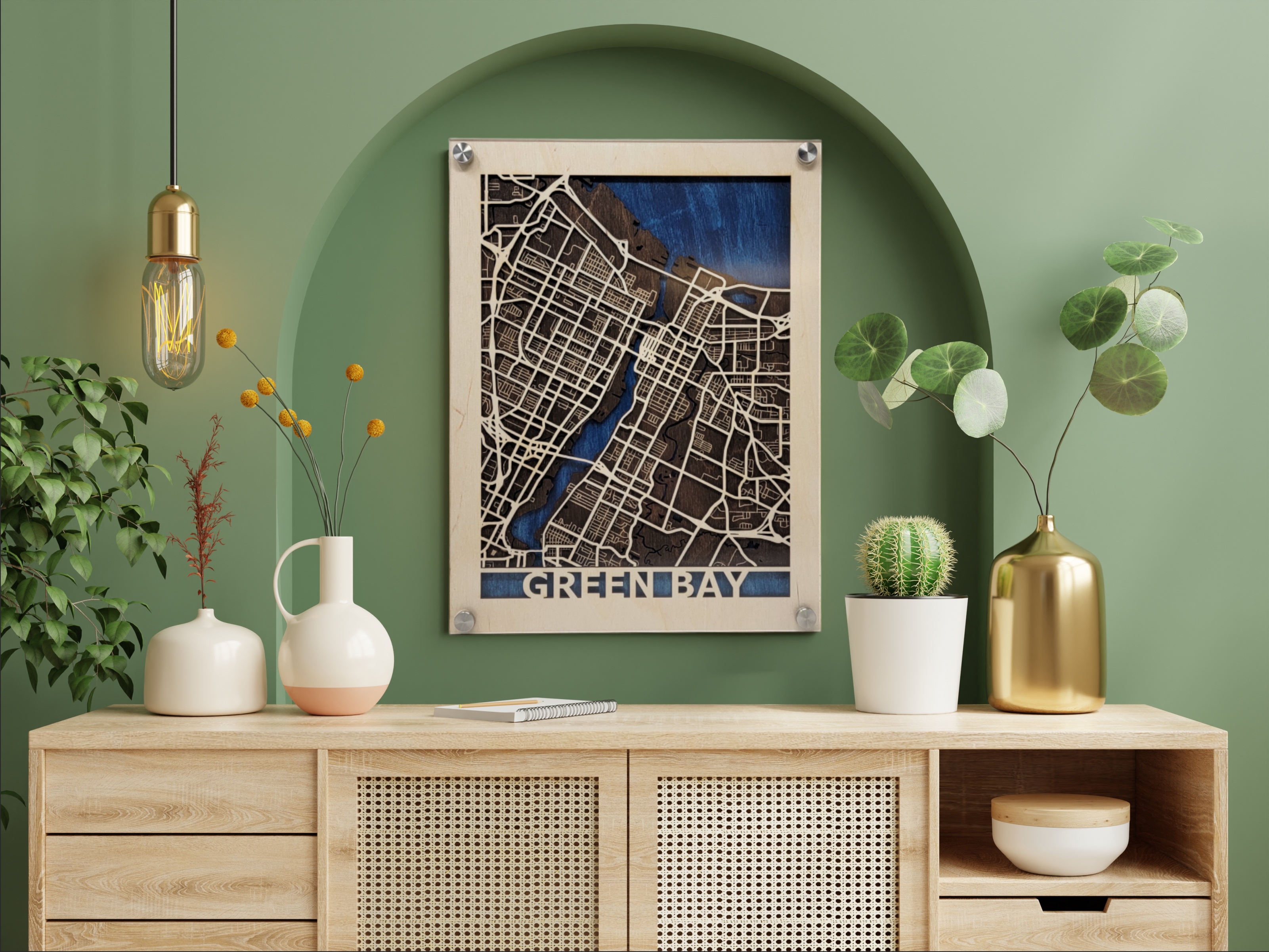 LARGE- 16X20  Custom Laser Cut Wood City Map: Personalized Wall Art. Customized with city of your choice. Wood City Map, Laser Cut, Wood Map, Map, City Map, Wall Art, Wall Decor