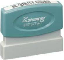 N05, Xstamper, single line stamp, name stamp