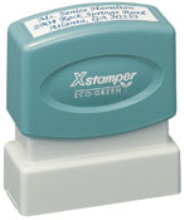 N10 Xstamper, endorsement stamp, return address stamp