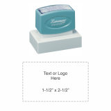 N16, Xstamper, endorsement stamp, return address stamp, 6 line stamp