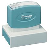 N22, Xstamper, Large return address stamp, 8 line stamp