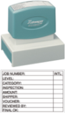 N22, Xstamper, Large return address stamp, 8 line stamp