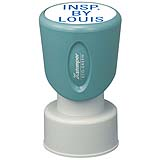 N48, round preinked stamp,inspector stamp, Xstamper