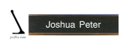 2x8 desk holder with nameplate